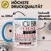 Tierverhaltensforscherin Tasse Geschenk Ich Bin Diese Eine Legendäre Tierverhaltensforscherin Von Der Alle Reden Geschenkidee Geburtstag Weihnachten Blau Trendation