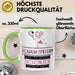 Squash-Spielerin Weil Es Keinen Schöneren Beruf Gibt Tasse Geschenk für Eine Squash-Spielerin Lustig Grün Trendation