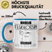Fluglotsin Tasse Geschenk Ich Bin Fluglotsin Warum Weil Ich Es Kann Geschenkidee Geburtstag Blau Trendation