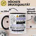 Musiktherapeutin Tasse Geschenk Lustiger Spruch Bitte Erheben Sie Sich Seine Majestät Die Musiktherapeutin Betritt Den Raum Schwarz Trendation