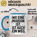 Marion Tasse Geschenk Wo Eine Marion Ist Ist Auch Ein Weg Geschenkidee Becher mit Name Blau Trendation