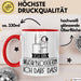 Geschenk für Musikbloggerin Tasse Lustige Geschenkidee Geburtstag Ich Bin Musikbloggerin Ich Darf Das Rot Trendation
