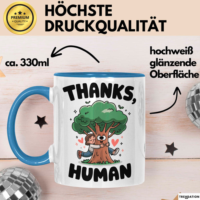 Umweltschützer Tasse Geschenk Lustige Geschenkidee Spruch Für Erd Beschützer Blau Trendation