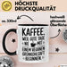 Kaffeeliebhaber Tasse Geschenk Lustige Geschenkidee Spruch Kaffee Weil Gute Tage Nie Mit Einem Veganen Grünkohlsaft Beginnen Schwarz Trendation