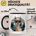 Alpaka Liebhaber Tasse Geschenkidee für Tierfreunde Schwarz Trendation