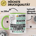 Paddelboard-Lehrer Geschenk Tasse Lustiger Spruch Erheben Sie Sich Der Paddelboard-Lehrer Betritt den Raum Grün Trendation