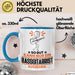 Bassgitarrist Geschenk Tasse So Gut Kann Nur Ein Bassgitarrist Aussehen Geschenkidee Kaffee-Becher Blau Trendation