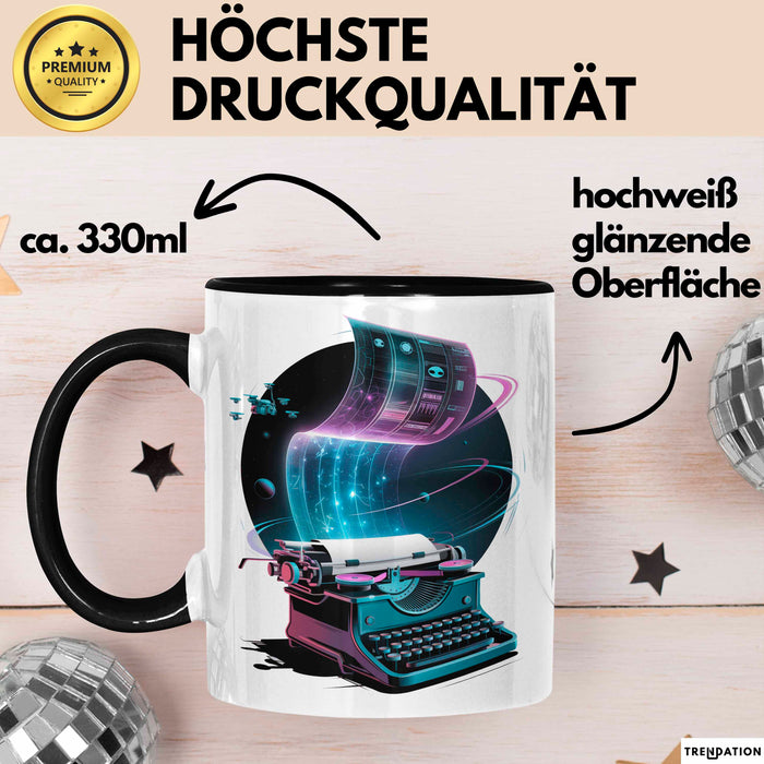 Sci Fi Autor Tasse Geschenkidee für Zukunftswelten Trendation