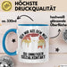 Lustige Tasse Geschenk Geh Mir Aus Dem Weg DU Unnötiger Sozialkontakt Kaffee-Becher Geschenkidee Frauen Sarkasmus Humor Blau Trendation