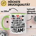 Romantische Pärchen Tasse Geschenk Team seit 12,5 Jahren Geschenkidee Lustig Grün Trendation