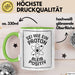 Physiklehrer Unterricht Tasse Geschenk Lustige Geschenkidee Spruch Sei Wie Ein Proton Bleib Positiv Grün Trendation