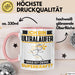 Ultraläufer Tasse Geschenk für Ultraläufer Geburtstag Lustiger Spruch Kaffee-Becher Was Ist Deine Superkraft Rosa Trendation