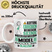 Model Geschenk Tasse Lustiger Spruch Erheben Sie Sich Der Model Betritt den Raum Weiß Trendation