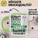 Rapper Geschenk Lustiger Spruch für Rapper Geschenkidee Bester Rapper Der Welt Grün Trendation
