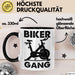 Biker Gang Tasse Geschenk Cardio Zuhause Fitness-Bike Geschenkidee Becher Trendation
