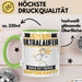 Ultraläufer Tasse Geschenk für Ultraläufer Geburtstag Lustiger Spruch Kaffee-Becher Was Ist Deine Superkraft Grün Trendation