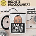 Glatze Tasse Geschenk Bald Lives Matter Geschenkidee Lustig Maenner Schwarz Trendation