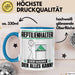 Reptilienhalter Tasse Geschenk für Reptilienhalter Der Mann Der Alles Kann Geschenkidee zum Geburtstag Blau Trendation