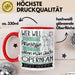 Opernfan Tasse Geschenk Spruch Wer Will Schon Prinzessin Sein Wenn Man Auch Opernfan Sein Kann Rot Trendation
