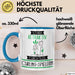 Curling-Spielerin Tasse Geschenk Becher Stark Attraktiv Furchtlos Curling-Spielerin Lustige Geschenkidee Blau Trendation