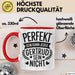 Gertrud Tasse Geschenk Perfekt Sein Kann Jeder Geschenkidee Geburtstag Rot Trendation