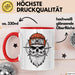 Nautischer Totenkopf Seemann Tasse Geschenk Lustige Geschenkidee Spruch Moin Rot Trendation