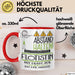Flötistin Tasse Geschenk Lustig Abstand Halten Hochleistungs-Flötistin Mit Drang Zur Perfektion Bei Der Arbeit Rot Trendation
