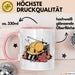 Bauarbeiter Tasse Geschenkidee Bauprofi Lustiger Spruch Geschenkidee Lustig Rosa Trendation