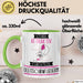 Gleitschirmfliegerin Tasse Geschenk Becher Stark Attraktiv Furchtlos Gleitschirmfliegerin Lustige Geschenkidee Grün Trendation