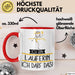 Geschenk für Läuferin Tasse Lustige Geschenkidee Geburtstag Ich Bin Läuferin Ich Darf Das Rot Trendation