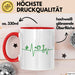 Garten Pflanzen Gärtner Herzschlag Tasse Geschenk Lustige Geschenkidee Spruch Rot Trendation