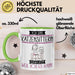Katzensitterin Tasse Geschenk Ich Bin Katzensitterin Warum Weil Ich Es Kann Geschenkidee Geburtstag Grün Trendation