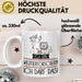 Geschenk für Wildtierforscherin Tasse Lustige Geschenkidee Geburtstag Ich Bin Wildtierforscherin Ich Darf Das Weiß Trendation