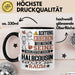 Halbcousin Geschenk Tasse Lustiger Spruch Erheben Sie Sich Der Halbcousin Betritt den Raum Schwarz Trendation