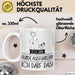 Geschenk für Hundeausführerin Tasse Lustige Geschenkidee Geburtstag Ich Bin Hundeausführerin Ich Darf Das Weiß Trendation