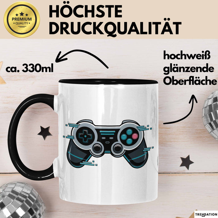 Gamer Tasse Geschenkidee für Videospiel Enthusiasten Trendation