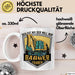 Baggerfahrer Geschenk Tasse Geschenkidee für Bagger-Fahrer Baustelle Der Tut Nix Der Will Nur Bagger Fahren Weiß Trendation