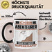 Abenteurer Tasse Geschenk für Abenteurer Geburtstag Lustiger Spruch Kaffee-Becher Was Ist Deine Superkraft Schwarz Trendation