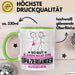 Spaziergänger Geschenk Tasse So Gut Kann Nur Ein Spaziergänger Aussehen Geschenkidee Kaffee-Becher Grün Trendation