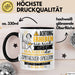 Synthesizer-Spielerin Tasse Geschenk Lustiger Spruch Bitte Erheben Sie Sich Seine Majestät Die Synthesizer-Spielerin Betritt Den Raum Schwarz Trendation