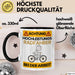 Radfahrer Tasse Geschenk Lustiger Spruch Geschenkidee für Radfahrer Achtung Hochleistungs Radfahrer Bei Der Arbeit Trendation