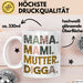 Mama Muttertag Tasse Becher Geschenk Lustige Geschenkidee Spruch Mama Mami Mutter Digga Weiß Trendation