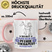 Pferdetherapeut Geschenk Tasse So Gut Kann Nur Ein Pferdetherapeut Aussehen Geschenkidee Kaffee-Becher Rosa Trendation
