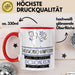 Taekwondo-Kämpferin Weil Es Keinen Schöneren Beruf Gibt Tasse Geschenk für Eine Taekwondo-Kämpferin Lustig Rot Trendation