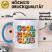 Mama Muttertag Tasse Becher Geschenk Lustige Geschenkidee Spruch Cooler Moms Club Blau Trendation