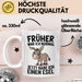 Esel Tier Tasse Geschenk Lustige Geschenkidee Spruch Früher War Ich Normal Jetzt Habe Ich Einen Esel Weiß Trendation