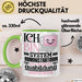 Systemadministratorin Ausbildung Start Geschenk Tasse Ich Bin Systemadministratorin In Der Ausbildung Ich Darf Das Kaffee-Becher Geschenkidee Grün Trendation