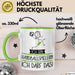 Geschenk für Handballspielerin Tasse Lustige Geschenkidee Geburtstag Ich Bin Handballspielerin Ich Darf Das Grün Trendation