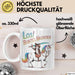 Sarkastische Katze Pferd Tasse Geschenk Buntes Nashorn Weiß Trendation