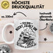 Modelleisenbahn Tasse Geschenk Ich Bin Nicht Zu Alt Um Mit Zügen Zu Spielen Eisenbahner Zugführer Geschenkidee Kaffee-Becher Weiß Trendation